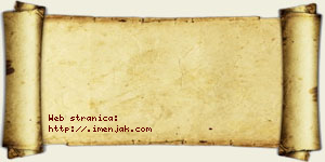 Anja Rajak vizit kartica